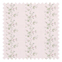 Ditsy Hawthorn Stripe Fabric in Soft Pink