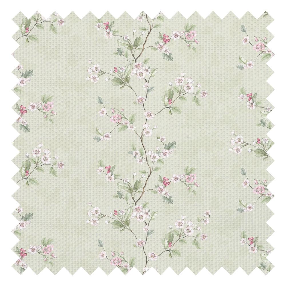 Hawthorn Stripe Fabric in Sage