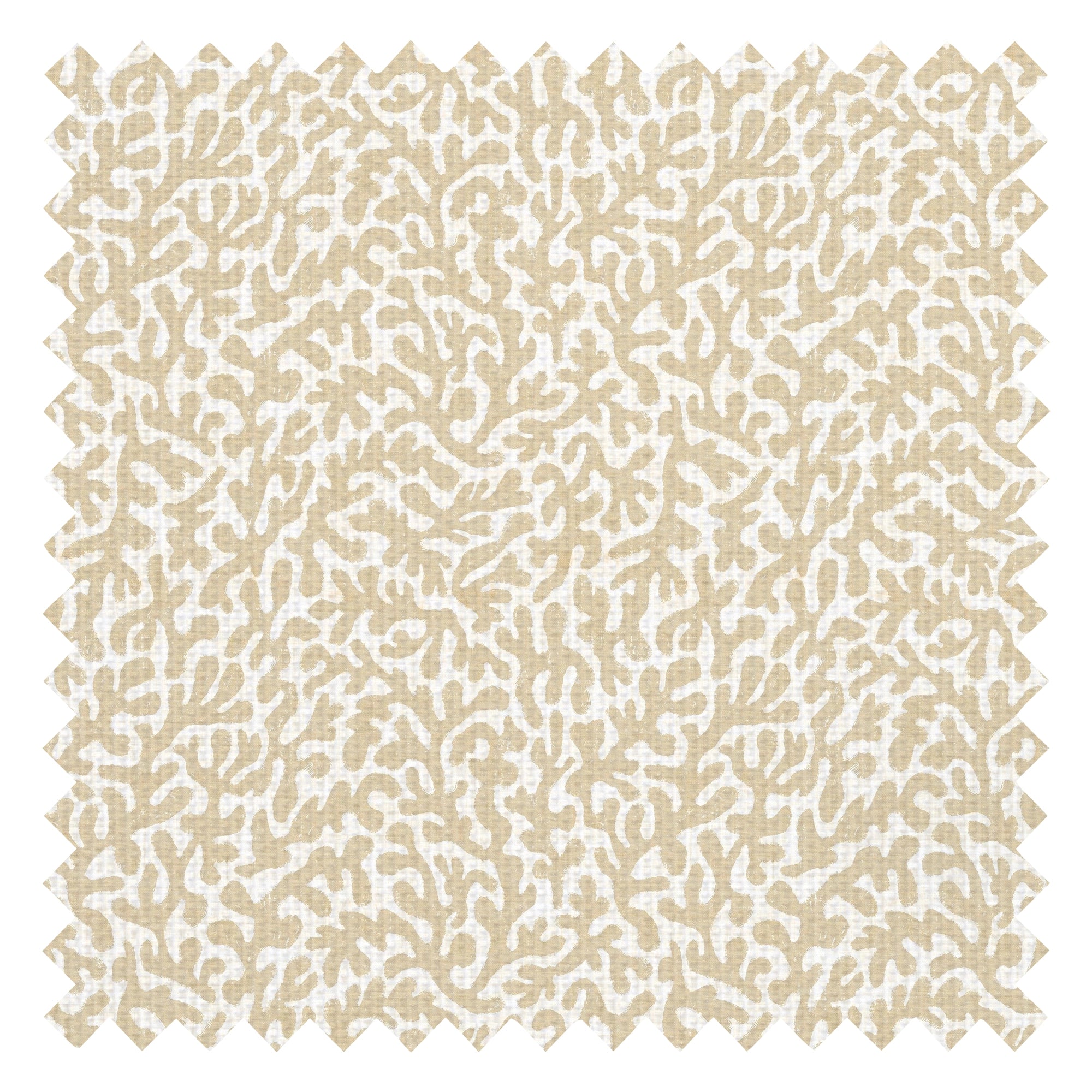 Petite Coral Cove Fabric in Antique Gold