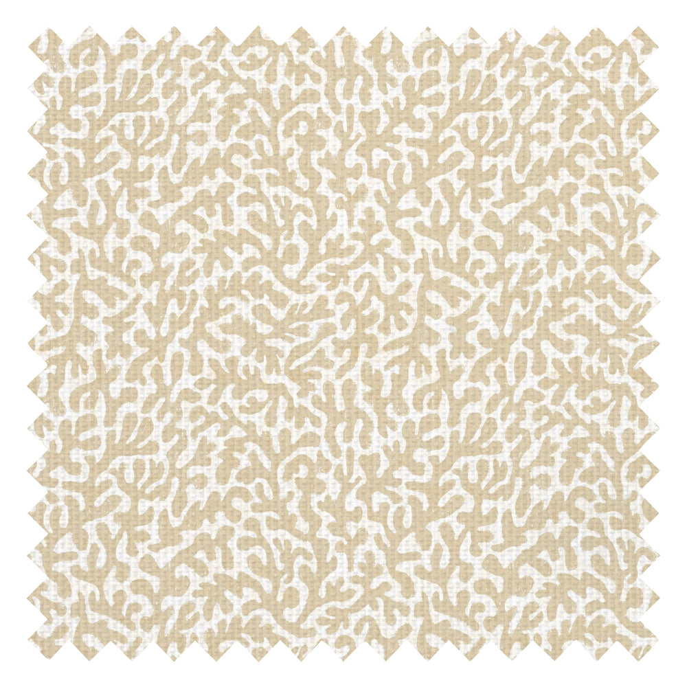 Petite Coral Cove Fabric in Antique Gold