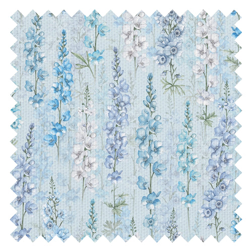 Delphinium Fabric in Blue