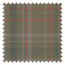 Royal Tartan Fabric in Bracken Green, Sage and Red