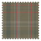 Royal Tartan Fabric in Bracken Green, Sage and Red