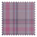 Royal Tartan Fabric in Heather, Rich Plum and Sky Blue