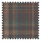 Royal Herringbone Tartan Fabric in Navy, Teal and Rust