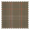 Royal Herringbone Tartan Fabric in Bracken Green, Sage and Red