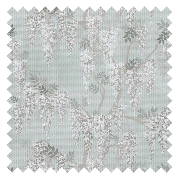 Wisteria Lane Fabric in Mist Green and Vintage Grey