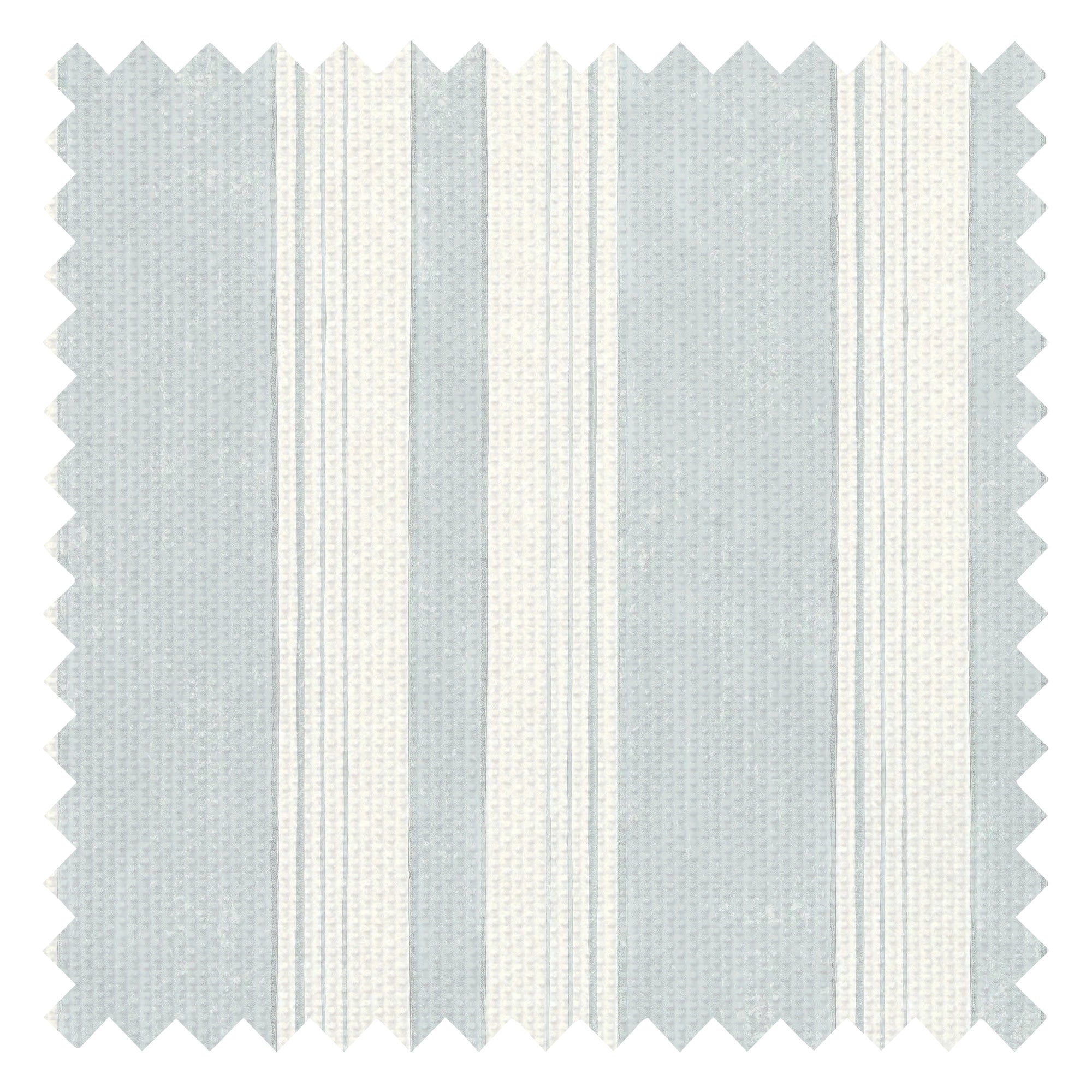 Soft Stripe Fabric in Blue on Cream