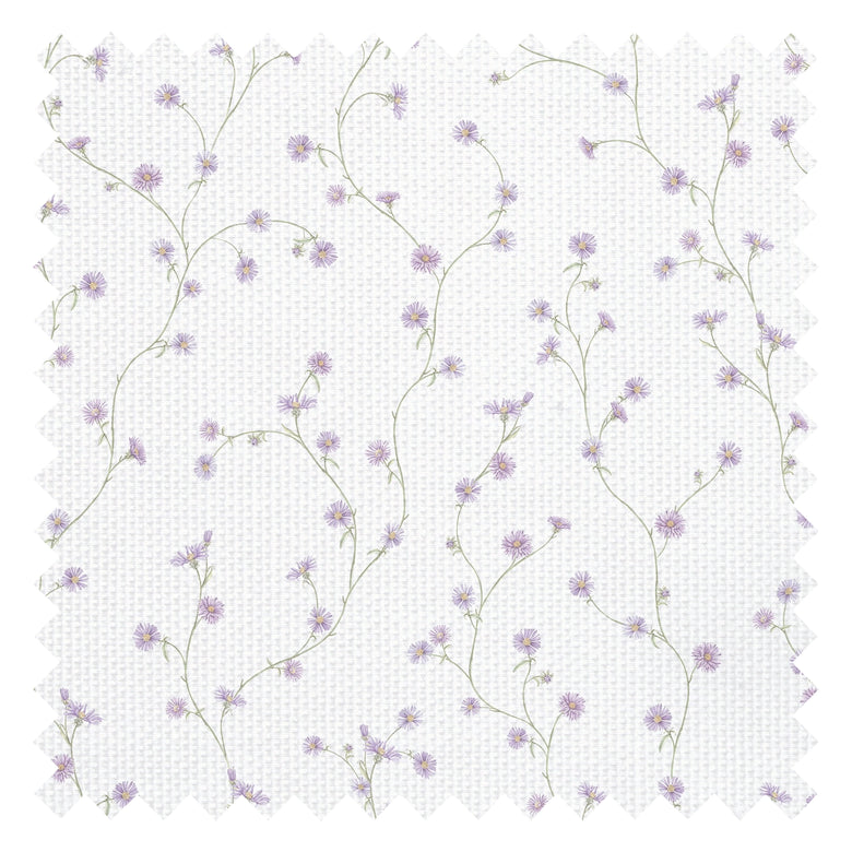 Aster Fabric in Soft Purple