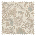 Jacobean Splendour Fabric in Latte and Hazelnut on Warm Cream