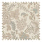 Jacobean Splendour Fabric in Latte and Hazelnut on Warm Cream