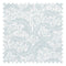 Enchanted Leaf Fabric in Light Blue on Milk White
