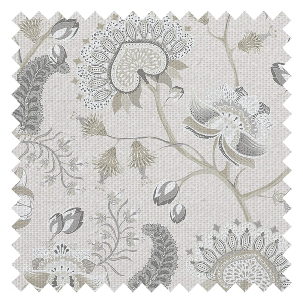Beaumont Fabric in Soft Neutrals on Ecru