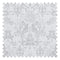 Bridgerton Damask Fabric in Pearl White and Vintage Grey