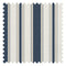 Beaumont Stripe Fabric in Aged Ivory and Navy