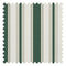 Beaumont Stripe Fabric in Aged Ivory and Hunter Green