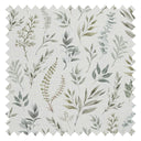 Countryside Trail Fabric in Rustic Greens on Ivory Linen