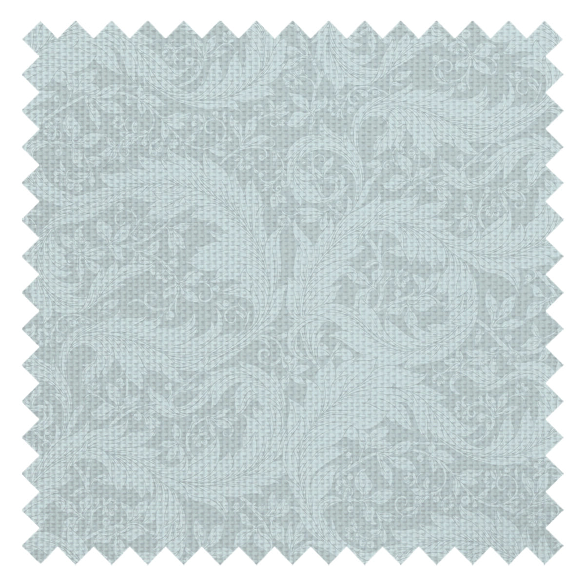 Enchanted Leaf Fabric in Duck Egg