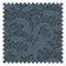Enchanted Leaf Fabric in Rich Navy