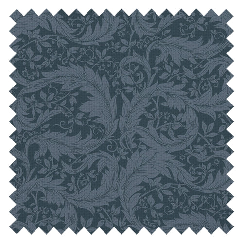 Enchanted Leaf Fabric in Rich Navy