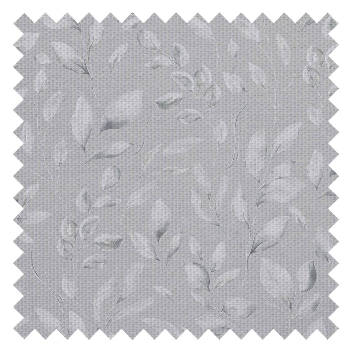 Fallen Foliage Fabric in Moon Grey