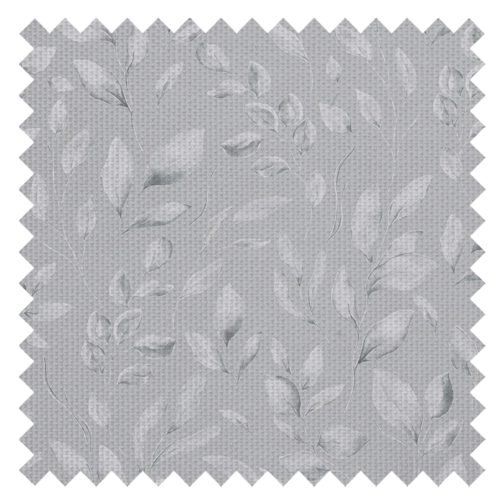 Fallen Foliage Fabric in Moon Grey