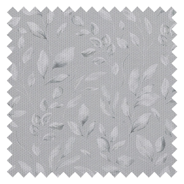 Fallen Foliage Fabric in Moon Grey