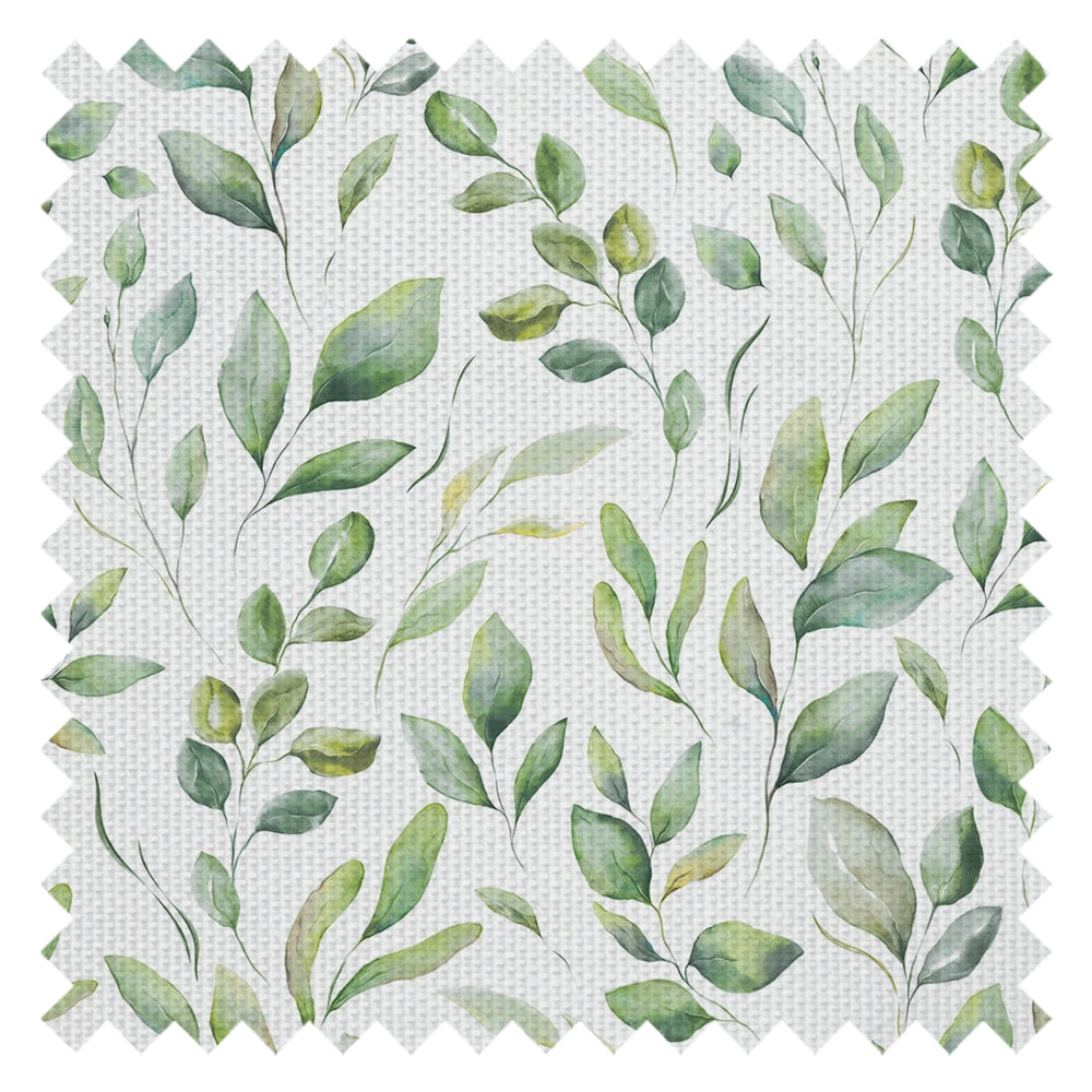Fallen Foliage Fabric in Spring Greens