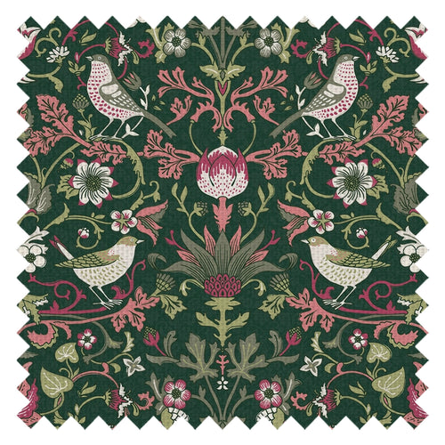 Garden Visitors Fabric in Guava on Castleton Green