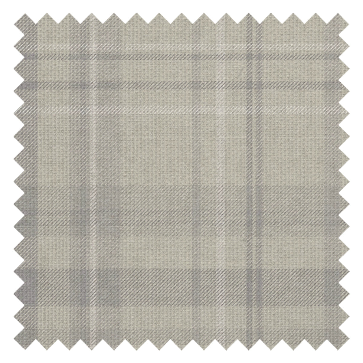 Heritage Tartan Fabric in Vintage Cream and Vintage Grey