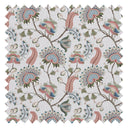 Ophelia Fabric in Coral, Olive and Mineral