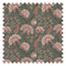 Ophelia Fabric in Moss and Blush Pink