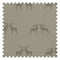 Majestic Stag Fabric in Warm Grey