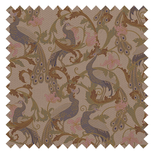 Aubrey Fabric in Shades of Mauve on Gold