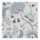 Beaumont Fabric in Shades of Blue and Ecru