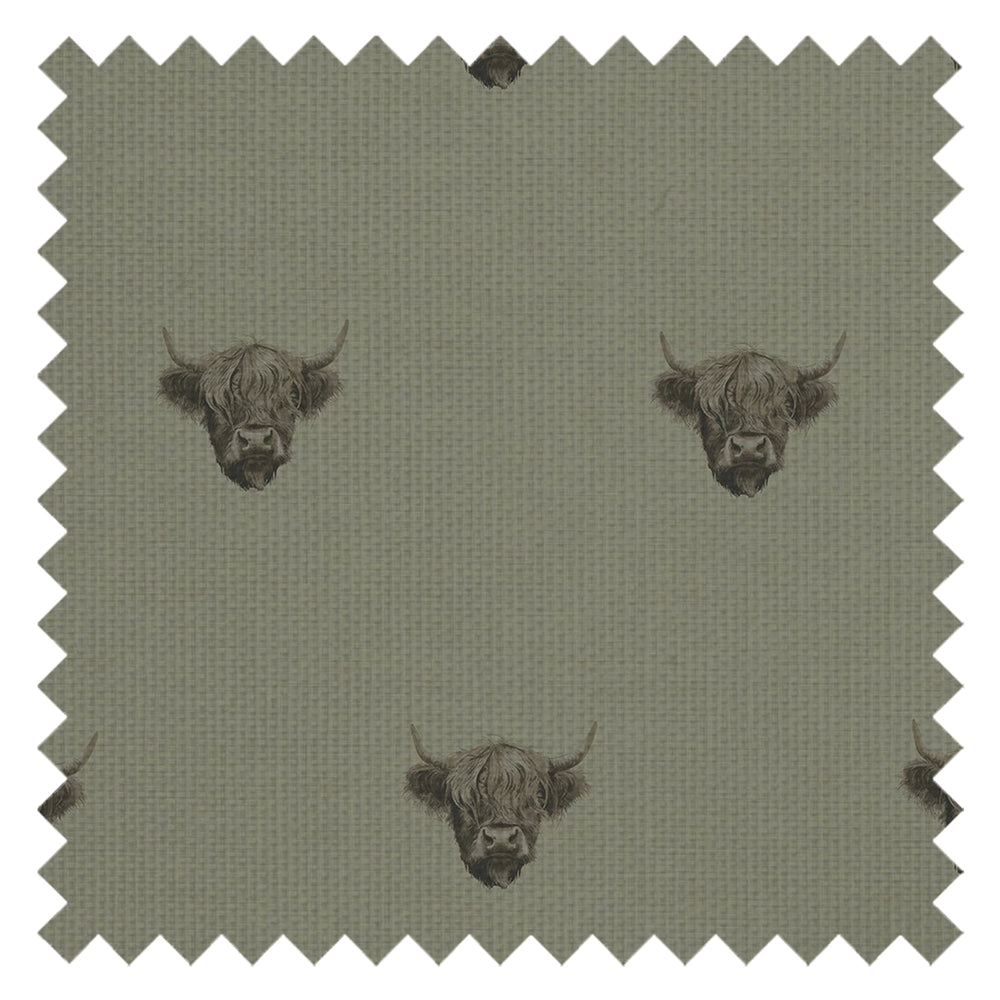 Heilan Coo Fabric in Warm Grey