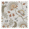 Beaumont Fabric in Spice and Vintage Grey on Ecru