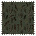 Birds of a Feather Fabric in Rural Tones on Seafoam