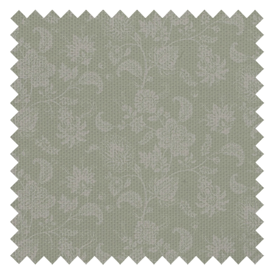 Balmoral Baroque Fabric in Warm Grey