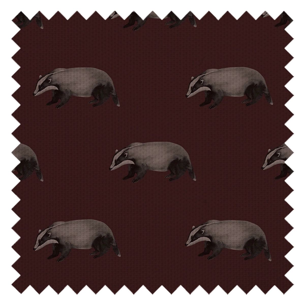 Lord Brocktree Fabric in Garnet