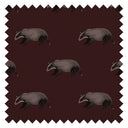 Lord Brocktree Fabric in Garnet