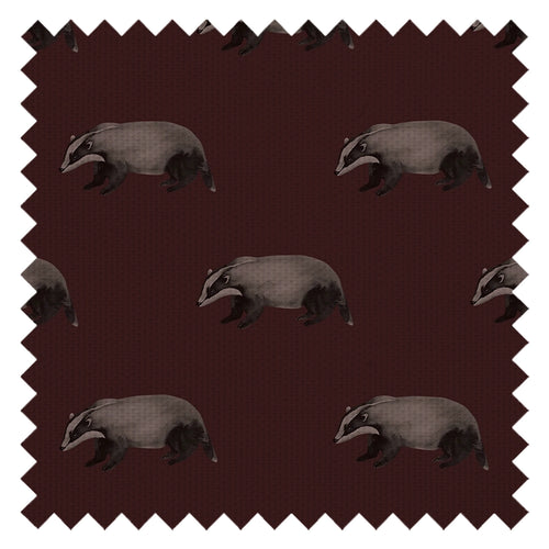 Lord Brocktree Fabric in Garnet