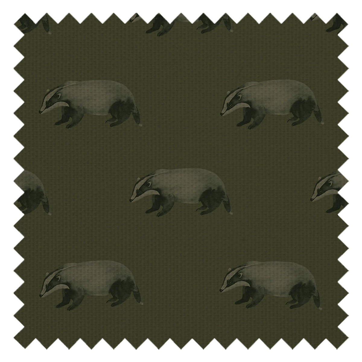 Lord Brocktree Fabric in Gentleman Green