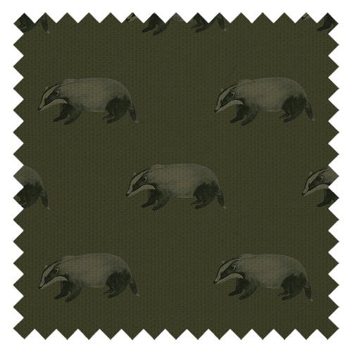 Lord Brocktree Fabric in Gentleman Green