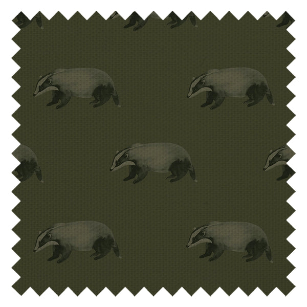 Lord Brocktree Fabric in Gentleman Green