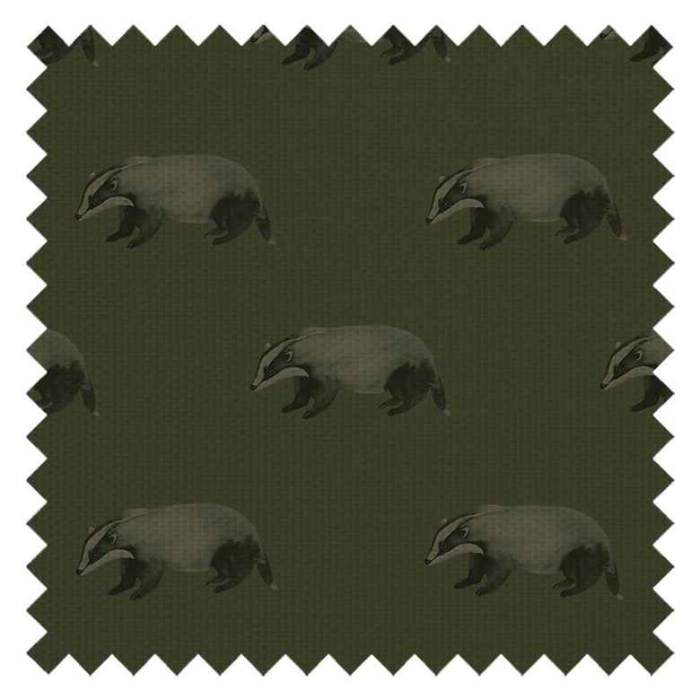 Lord Brocktree Fabric in Gentleman Green