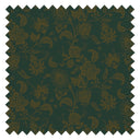 Balmoral Baroque Fabric in Gentleman Green and Pine Green