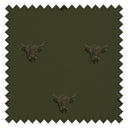 Heilan Coo Fabric in Gentleman Green