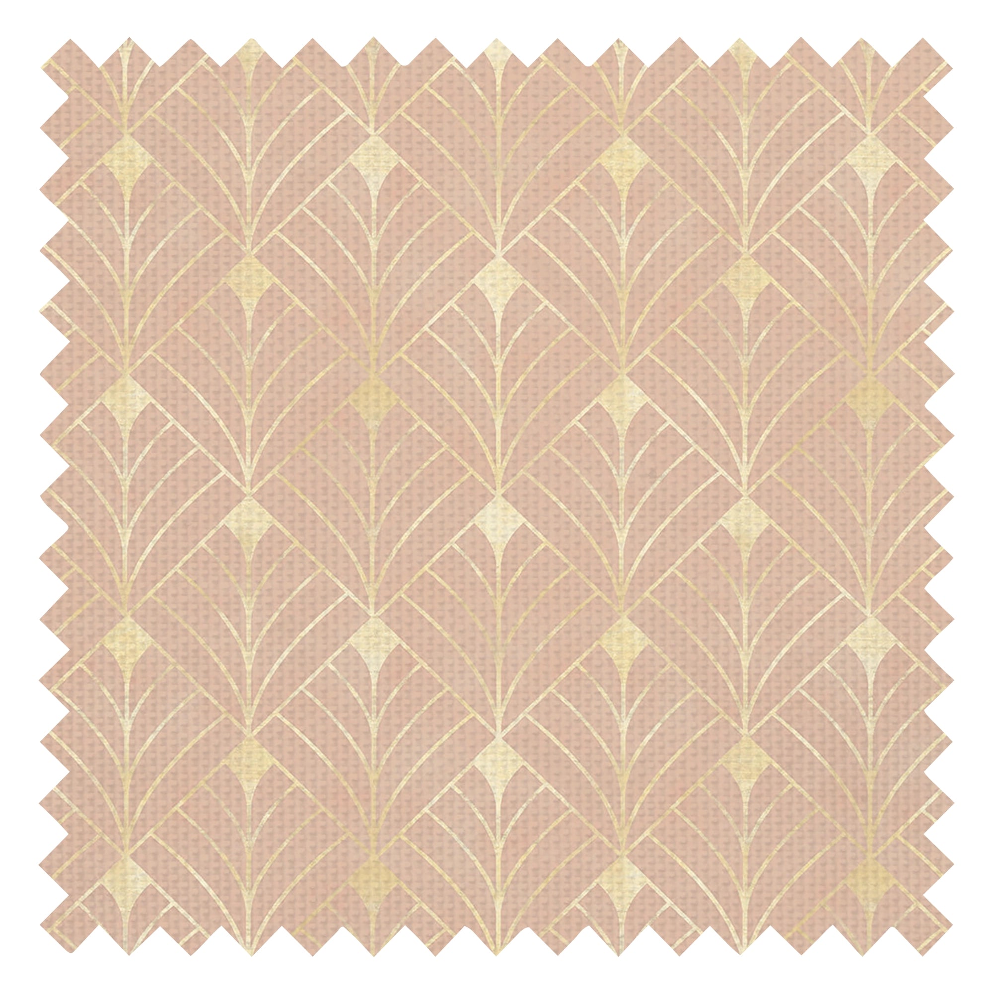 Gatsby Fabric in Blush and Vintage Gold