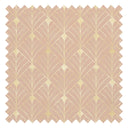 Gatsby Fabric in Blush and Vintage Gold